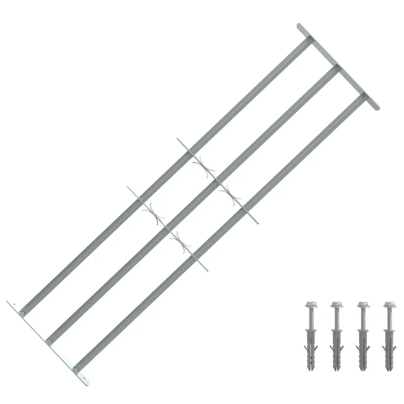 Sicherheitsgitter für Fenster mit 3 Querstangen 3 Stk.