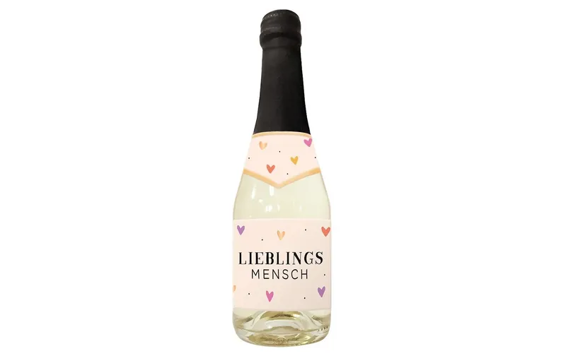 Grafik Werkstatt Secco-Flasche Lieblingsmensch 0.2 l