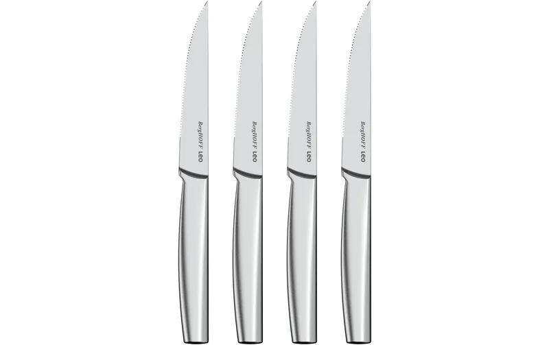 BergHOFF Steakmesser-Set Leo Legacy 4 Stück, Metall