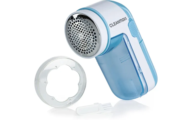 CLEANmaxx Fusselrasierer 3 V white/Hellblau
