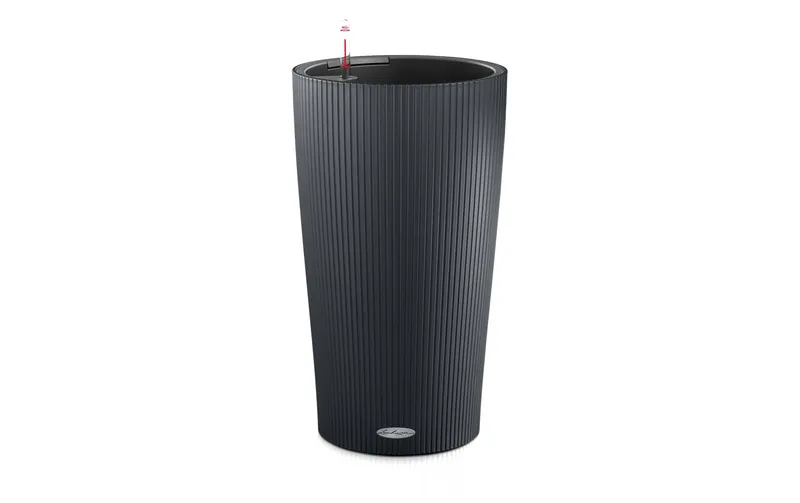 Lechuza Pflanzentopf Cilindro 32 Dunkelgrau/Schiefergrau