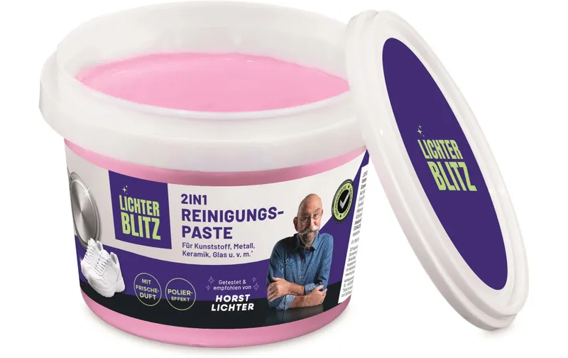 Lichterblitz Putzcreme Rosa 850 g