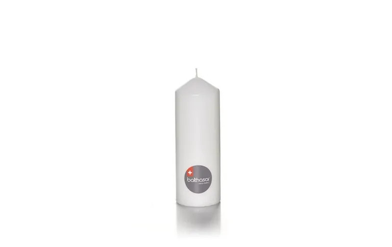 balthasar Zylinderkerze 20 cm x 7 cm, white, 1 pieces