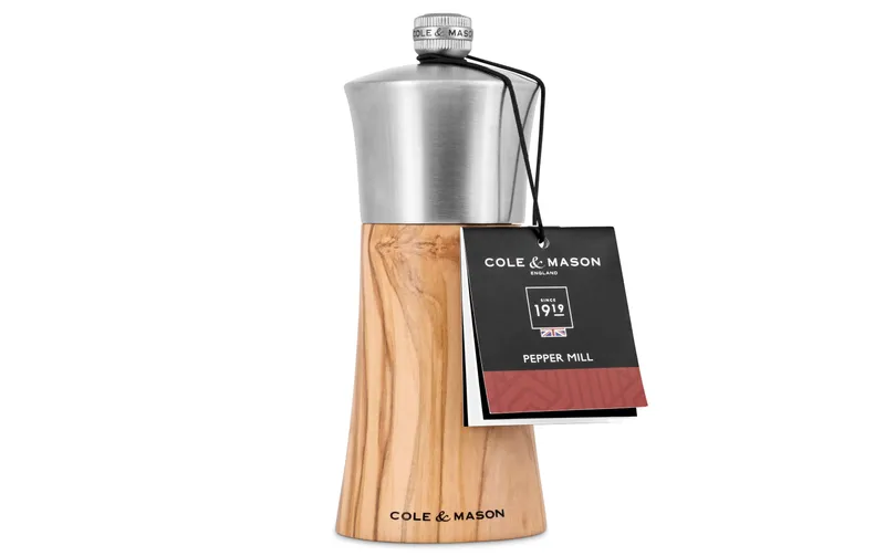Cole&Mason Pfeffermühle Bromley 15 cm, Silber/marrone