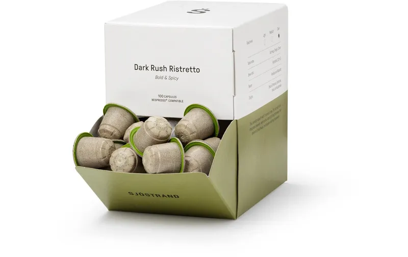 Sjöstrand Kaffeekapseln Dark Rush Ristretto 100 pièces