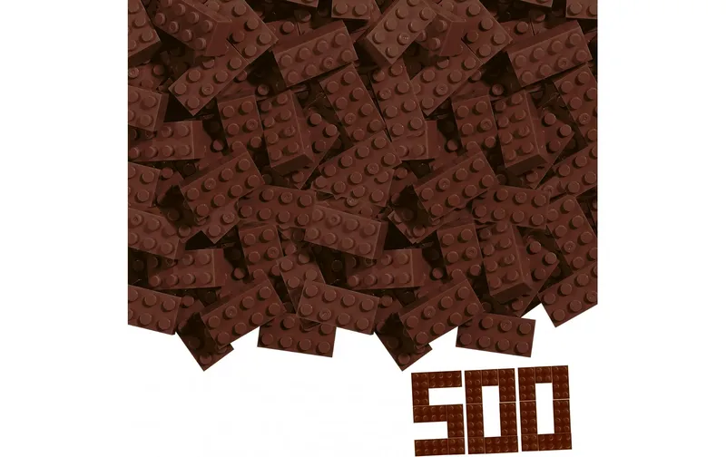 BLOX Bausteine 500 braune 8er Steine lose