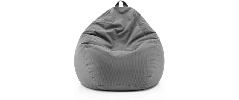 Lumaland Sitzsack 120 l Comfort Polyester (PES), Grau