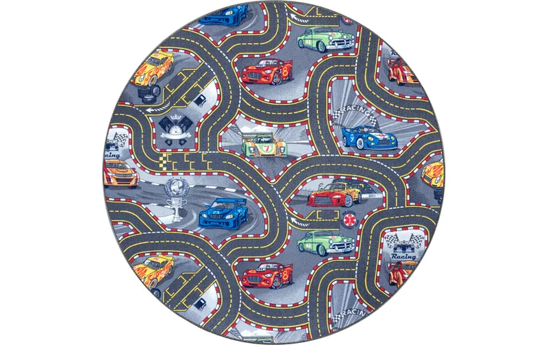 Hanse Home Spielteppich Race Track 133 cm, Grau