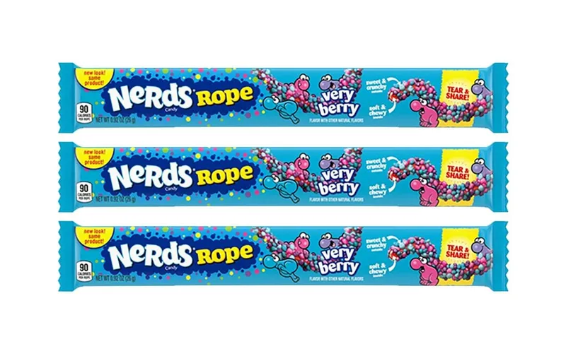 Wonka Nerds Rope Very Berry 3x 26 g