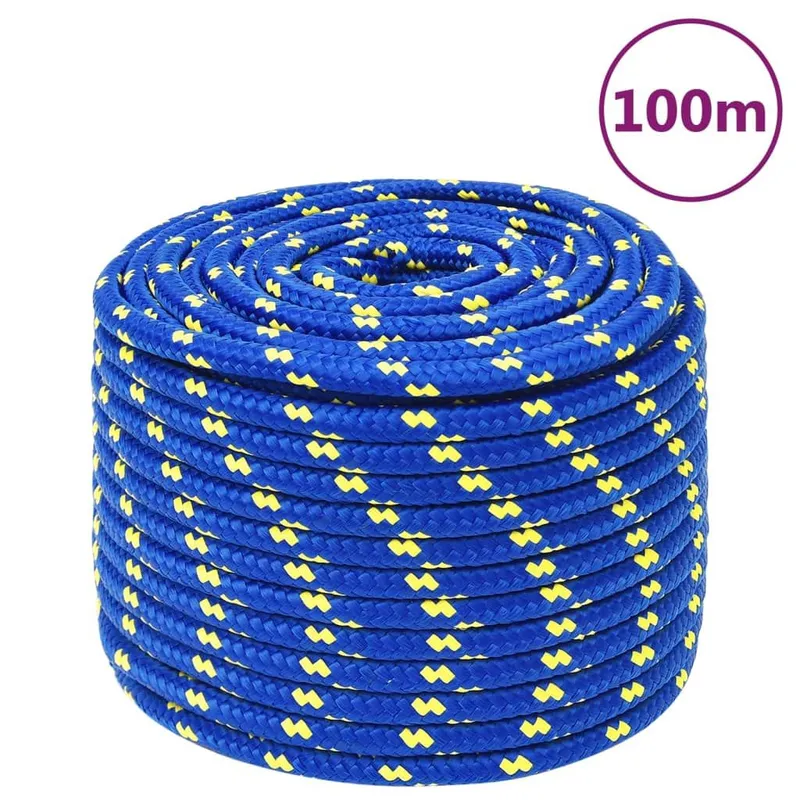 Bootsseil blu 14 mm 100 m Polypropylen