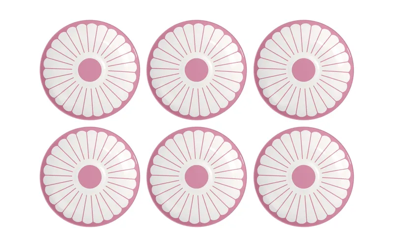 Villeroy & Boch Untertasse Fleur 6 pieces, Rosa
