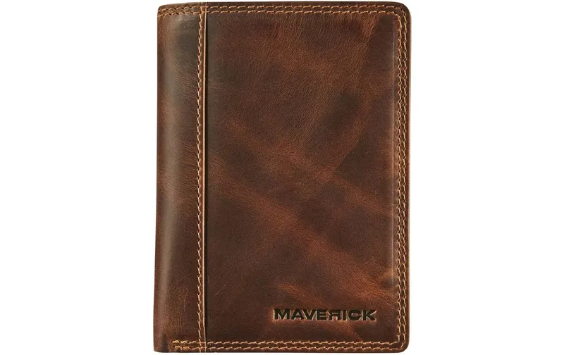Maverick Portemonnaie Original Compact 9 x 12.3 cm, brun