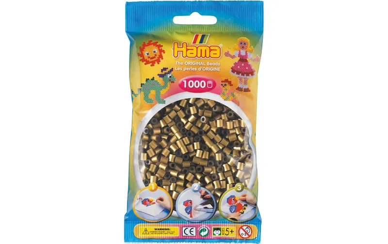 Hama Bügelperlen midi glanz, 1000 Stk. blue