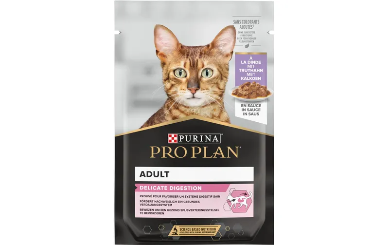 Purina Pro Plan Nassfutter Delicate Truthahn, 26 x 85 g