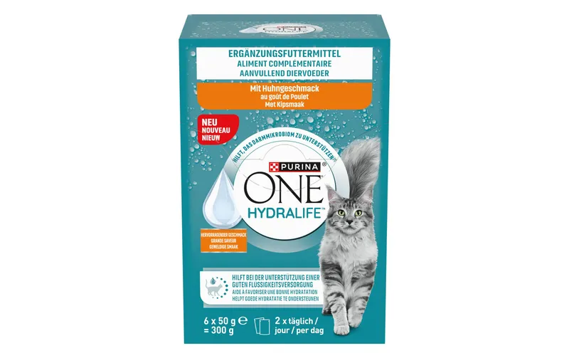 Purina ONE Hydralife con Huhngeschmack 6 x 50 g