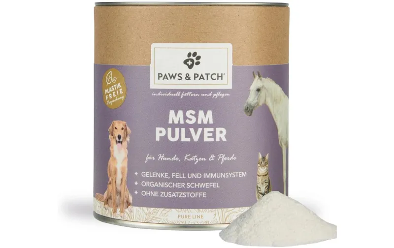 Paws & Patch Hunde-Nahrungsergänzung MSM Pulver 500 g