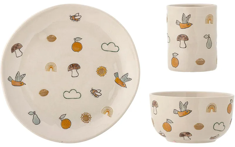 Bloomingville Kindergeschirrset Agnes 3er Set