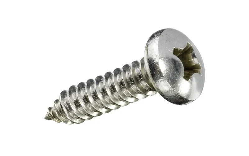 FTM Blechschrauben Linsenkopf 3.9 x 25 mm Edelstahl, 8 pièces