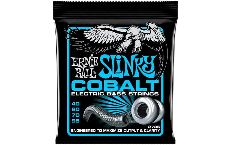 Ernie Ball Basssaiten 2735 Slinky Cobalt – Extra 40-95