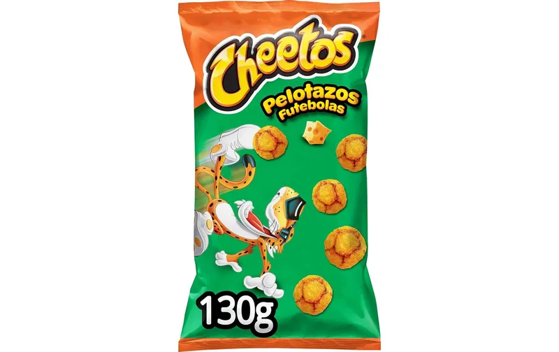 Cheetos Chips Pelotazos Futebolas 130 g