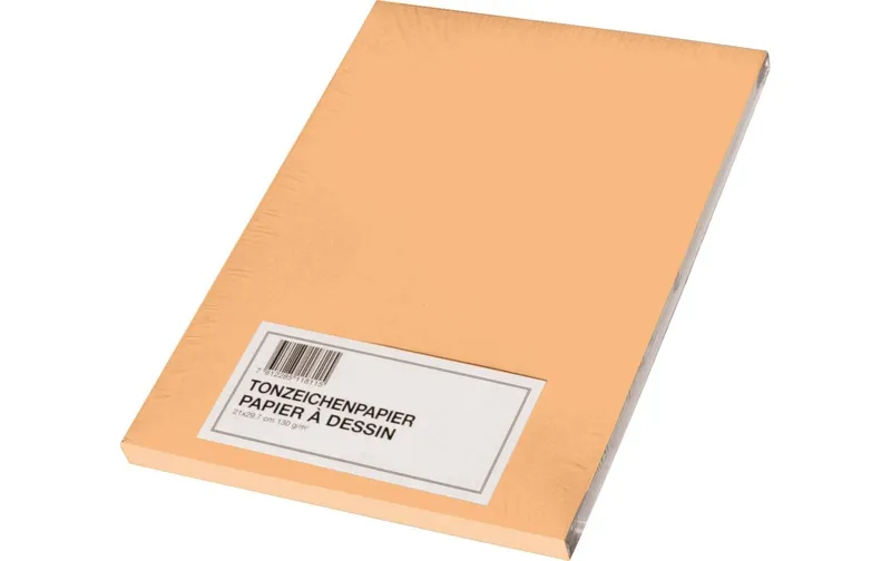 Papyrus Tonzeichenpapier A3, 130 g/m², 100 pièces, Goldgelb