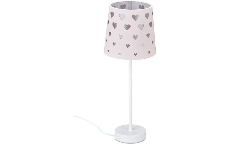 relaxdays Tischlampe Herzen