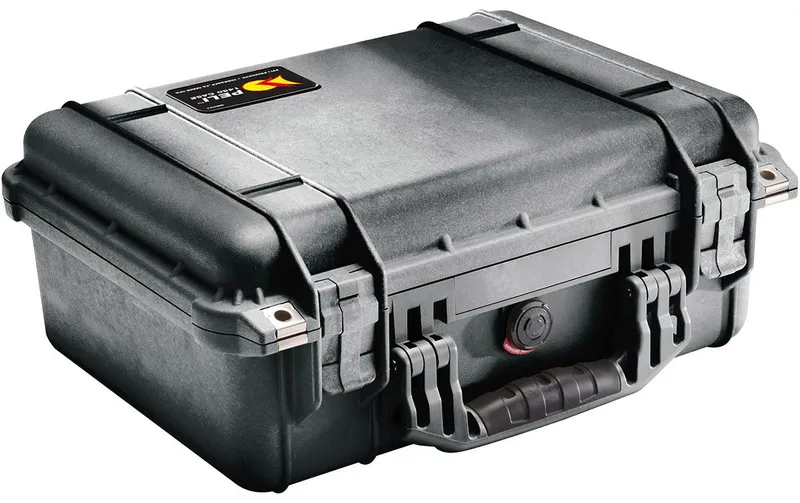 Peli Schutzkoffer 1450 sans Schaumtissueinlage, noir