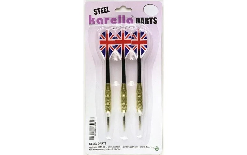 Karella Dartpfeile Steeldart Blister-Set