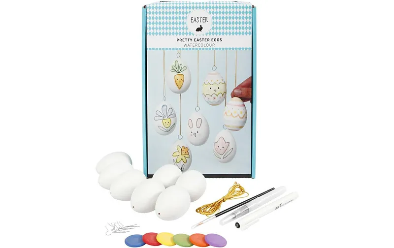 Creativ Company Bastelset Pretty Easter Egg 7-teilig