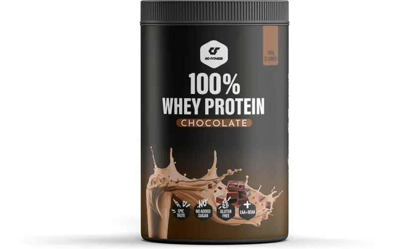 Go Fitness Pulver 100% Whey Protein Schokolade 400 g