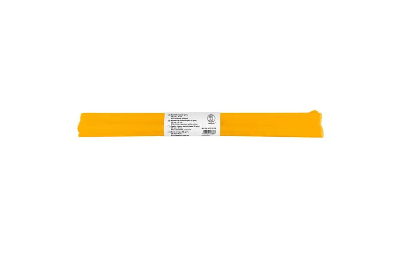 URSUS Krepppapier 50 cm x 2.5 m, 32 g/m², Goldgelb