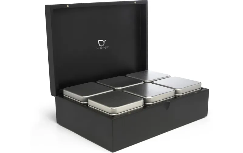 Bredemeijer Teebeutel-Box con 6 Teedosen