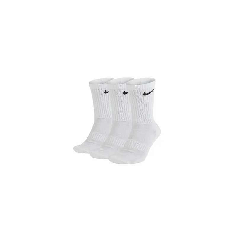 NIKE Crew Socks 3 Pack 42-46, white/black