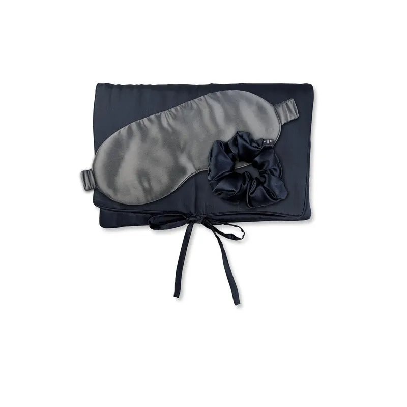 Ailoria TRAVEL SET BEAUTY M Seide, Schwarz