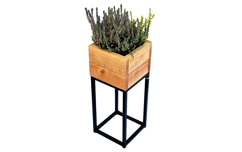 Innovesta Blumenkasten avec Untergestell 20 x 20x 50 cm