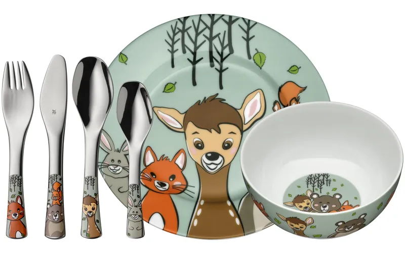 WMF Kindergeschirrset Forest Friends 6-teilig