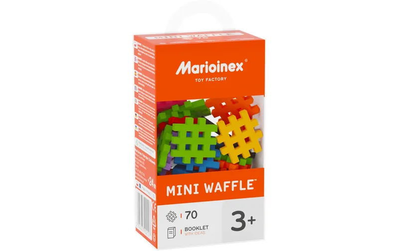Max Bersinger Baukasten Marioinex Mini Waffle - 70 Teile
