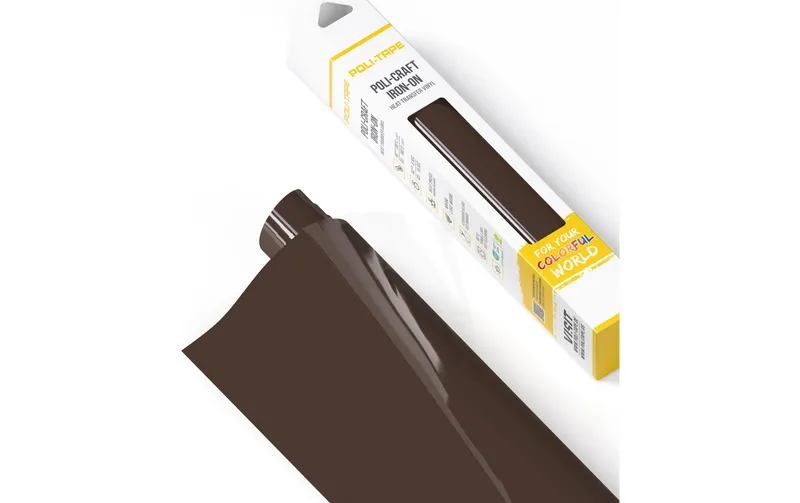 Poli-Tape Aufbügelfolie Poli-Flex turbo, 30.5 x 122 cm, marrone