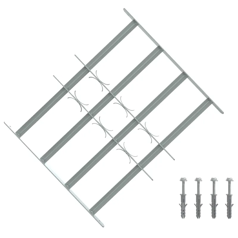 Sicherheitsgitter für Fenster mit 4 Querstangen 3 Stk.