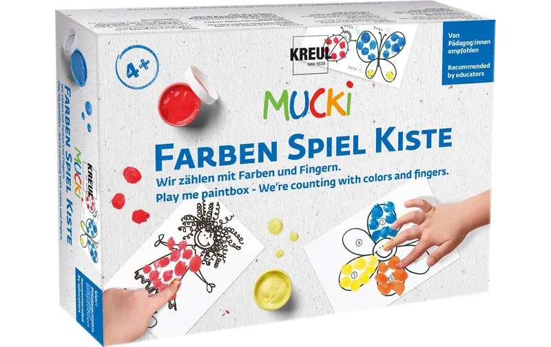 Kreul Fingerfarbe FarbenSpielKiste 8-teilig