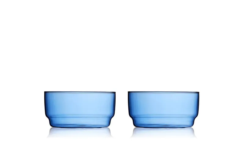 Lyngby Schale Torino blu, 2 pezzi, 12 cm