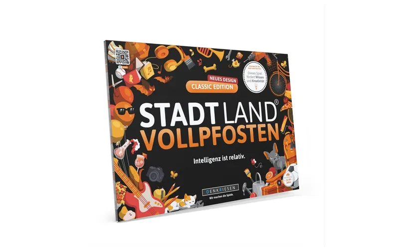 Denkriesen Stadt Land Vollpfosten A4 Block Classic Edition -DE