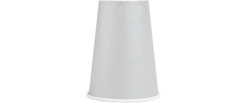 PRO nappe Einwegbecher Silber 15 pièces