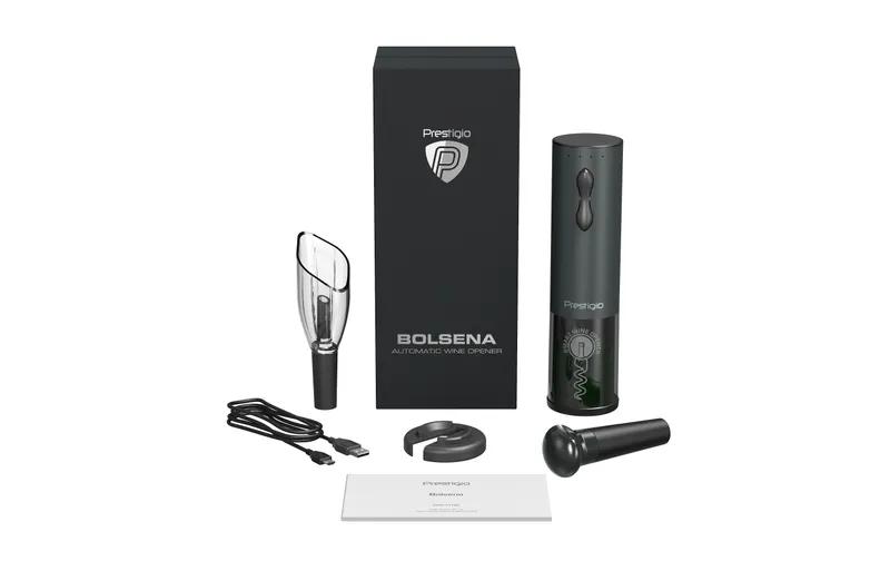 Prestigio Flaschenöffner Garda Silber