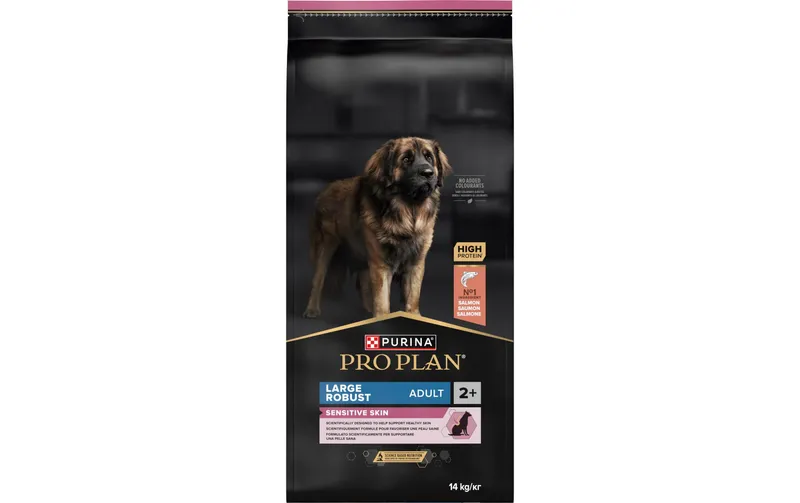 Purina Pro Plan Trockenfutter L Robust Adult Sensitive Skin Lachs, 14 kg
