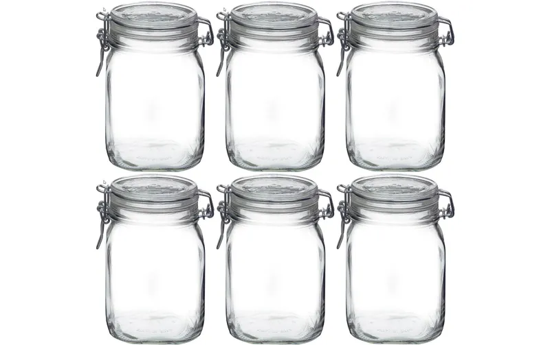 Bormioli Rocco Einmachglas Fido 1000 ml, 6 pezzi