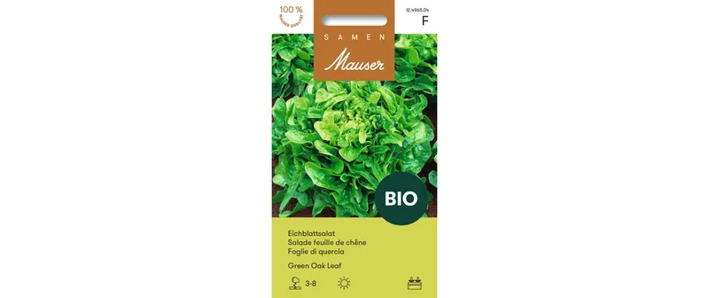 Samen Mauser Samen BIO Eichblattsalat Green Oak Leaf