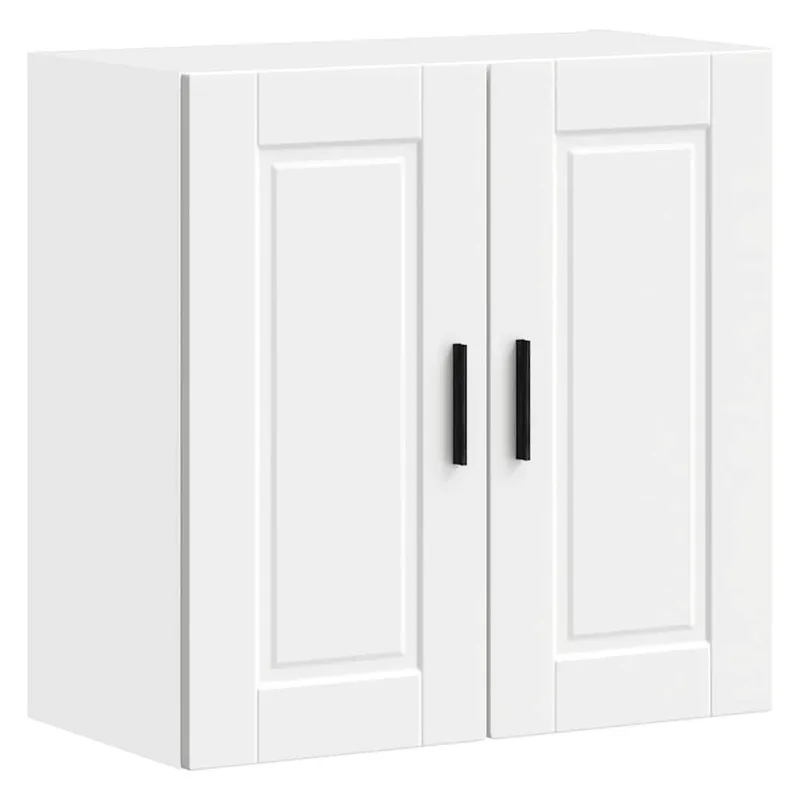 Armoire murale de cuisine Porto blanc bois d'ingénierie
