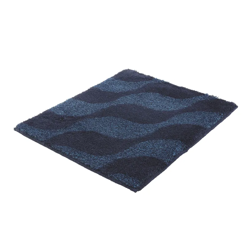 Kleine Wolke Badteppich Onda 55 x 65 cm, Blau