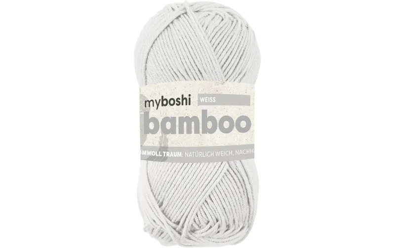 myBoshi Wolle Bamboo weiss